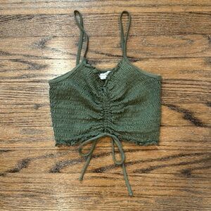 Aeropostale green crop top